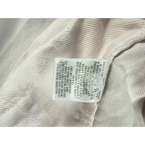 A.L.C. Coburn Tapered Paperbag High Waist Pants Linen Blend Morganite Pink 4 - Picture 15 of 16